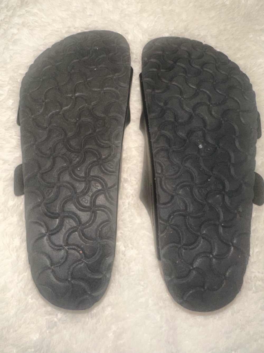 BIRKENSTOCK Black Double-Strap Slide Sandals - Picture 7 of 7